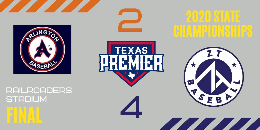 ZT Elite NTX White (@zt_ntx_white) on Twitter photo .<a href="/ZT_NTX_White/">ZT Elite NTX White</a> marches on in the <a href="/GAPTTournaments/">GAPT Baseball</a> @texpremier State Championship with a 4-2 win over Arlington A's Spinney. #On2Semis
Notables:
CJ Jarmon <a href="/jarmon_cj/">CJ Jarmon</a> - POG - CG, W 7 IP 5K
James Martinez <a href="/JamesMa14555256/">James Martinez</a> - 2-3 1RBI 1R
Grayson Gawley <a href="/BaseballHawley/">Hawley Baseball</a> 2-2 2B .<a href="/ZT_NTX_White/">ZT Elite NTX White</a> marches on in the <a href="/GAPTTournaments/">GAPT Baseball</a> @texpremier State Championship with a 4-2 win over Arlington A's Spinney. #On2Semis
Notables:
CJ Jarmon <a href="/jarmon_cj/">CJ Jarmon</a> - POG - CG, W 7 IP 5K
James Martinez <a href="/JamesMa14555256/">James Martinez</a> - 2-3 1RBI 1R
Grayson Gawley <a href="/BaseballHawley/">Hawley Baseball</a> 2-2 2B