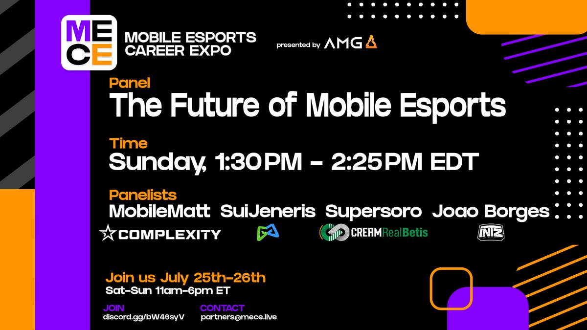 🔴LIVE NOW: The Future of Mobile Esports

In our final panel, <a href="/TheMobileMatt/">MobileMatt</a>, <a href="/SJeneris/">Jeff "SuiJeneris" Chau</a>, <a href="/supersoro/">Diego Soro</a>, and <a href="/joaocsb/">João Borges | blindpay.com</a> discuss their thoughts about the future of the mobile esports industry.

📺➡️bit.ly/MECELIVE
