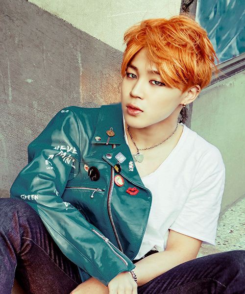 Jimin with orange hair  - a very needed thread.