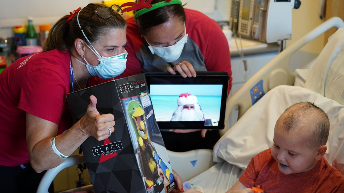 It was #ChristmasinJuly at Maria Fareri Children's Hospital thanks to our Child Life &amp; Creative Arts Therapy Dept, Pelham <a href="/KofC/">Knights of Columbus</a>, <a href="/Pelham_NY_Fire/">Pelham Fire Dept.</a>, Our Lady of Perpetual Hope- St. Catherine Parish in Pelham &amp; <a href="/UBS/">UBS</a> volunteers. The celebration included music, presents &amp; Santa visit.