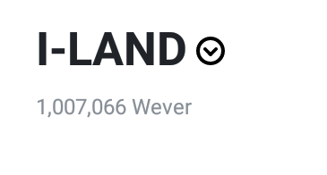 ENHYPENBRTeam's tweet photo. I-LAND has now surpassed 1,000,000 Wever on Weverse! ๐๐
#Mnet #์ ๋ท #ILAND #I_LAND #์์ด๋๋ #Go_ILAND #ILANDWeverse @mnetiland https://t.co/iMmS0gmQaA