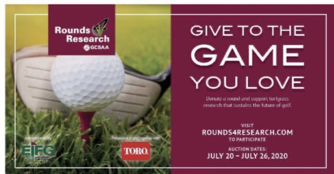TNgolf's tweet photo. TOMORROW IS THE LAST DAY TO BID!!!

There are 89 golf courses in Tennessee that you can bid on rounds at for the @GCSAA @TennesseeGCSA #Rounds4Research

Bid on your favorite course and help raise funds for turf grass research and development in Tennessee!

https://t.co/YG54Ujqk22 https://t.co/NRtyIBFFIo
