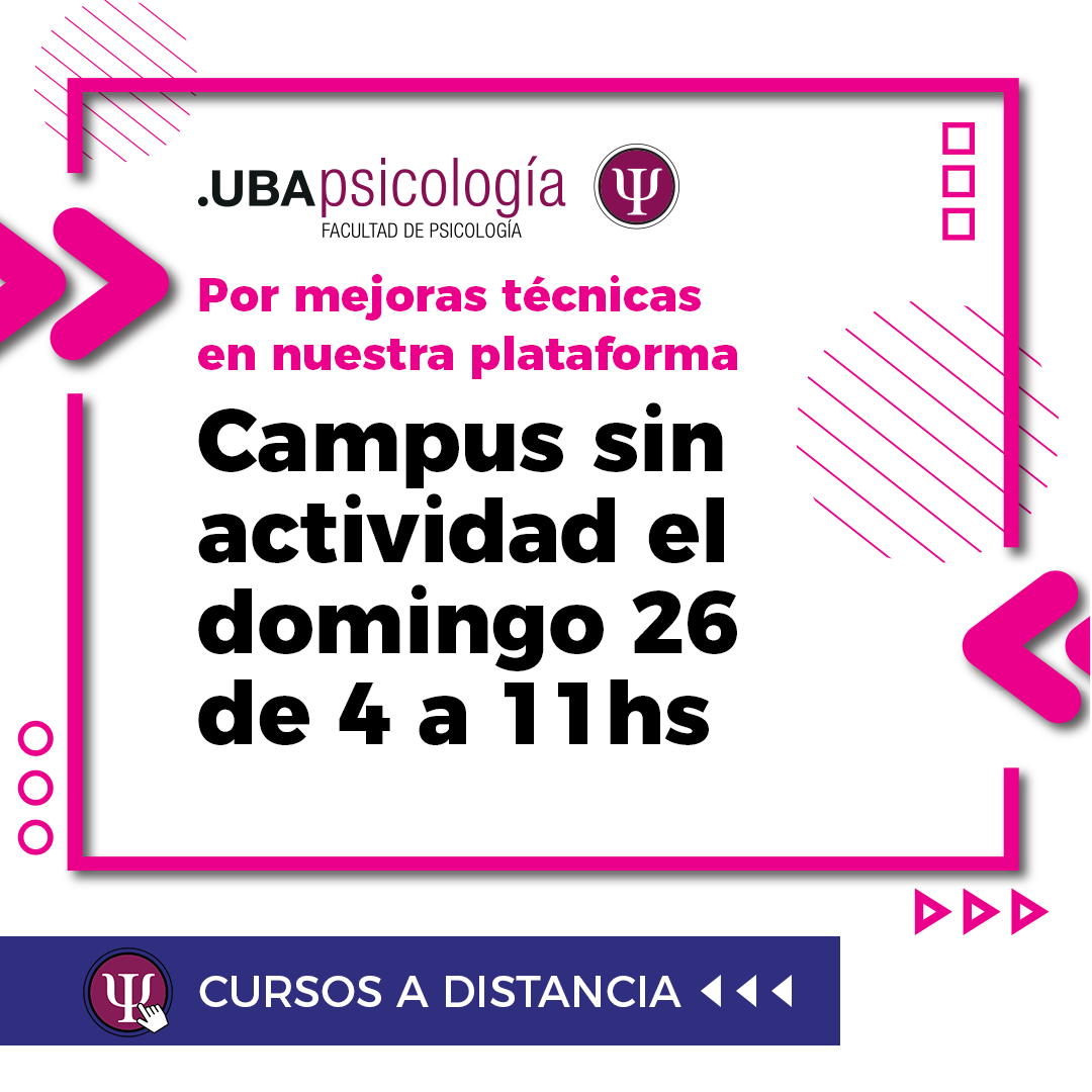 SEaD_PsiUBA's tweet photo. El campus virtual estará sin servicio por algunas horas desde la madrugada y hasta las 11 de la mañana del domingo.
Estamos trabajando en mejoras de cara al segundo cuatrimestre.
¡Regresamos antes del almuerzo!
#sead #ubapsico #educacionadistancia https://t.co/5PzmCH7Z8O