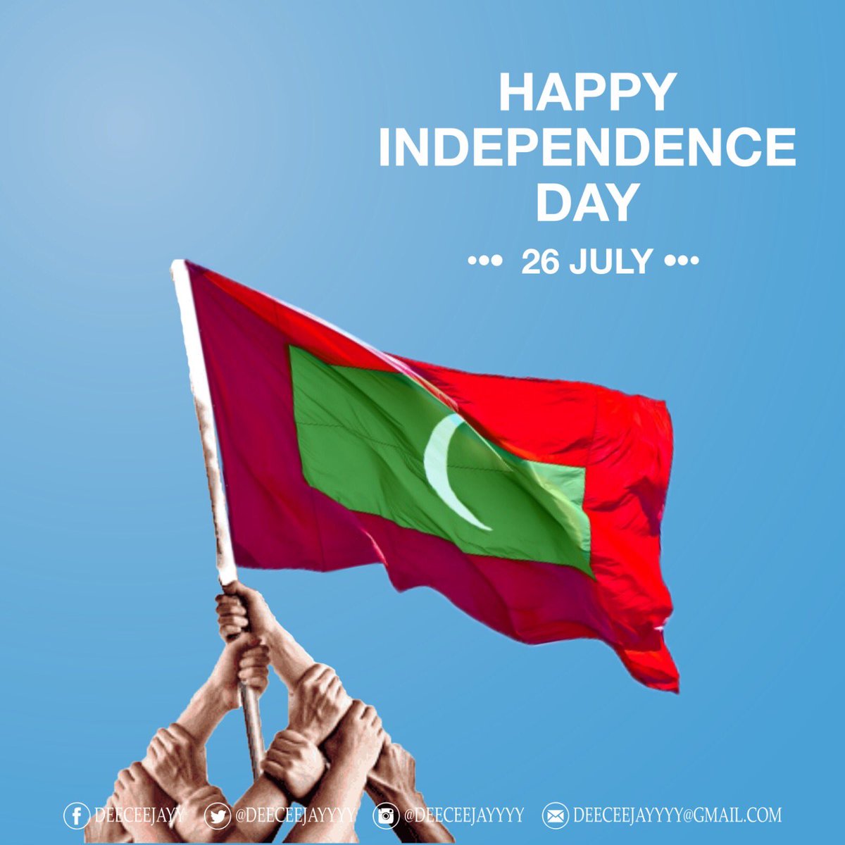 deeceejayyyy's tweet photo. އުފާވެރި މިނިވަންދުވަހުގެ ތަހުނިޔާ އަރިސްކުރަން!
#Minivan55 #IndependenceDay #DCJSC https://t.co/wCYQnaqEUV