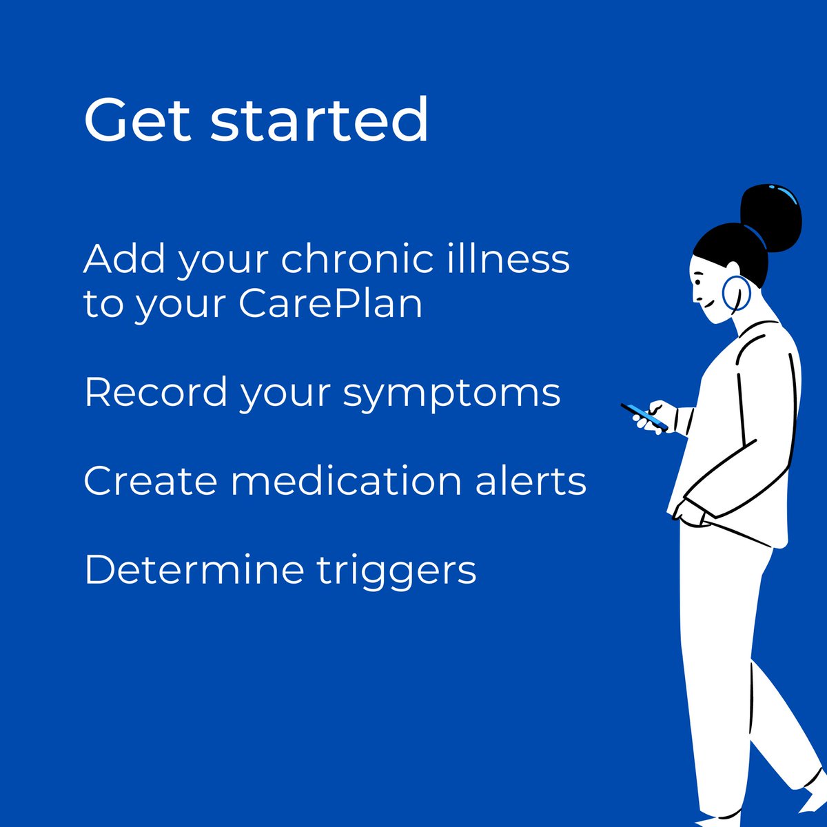 CareClinic is a free app that can assist one in managing their chronic illness - track your symptoms, set medication alerts and share your care plan with caregivers all on one platform. careclinic.app.link/social
#chronicillness #chronicillnessmanagement