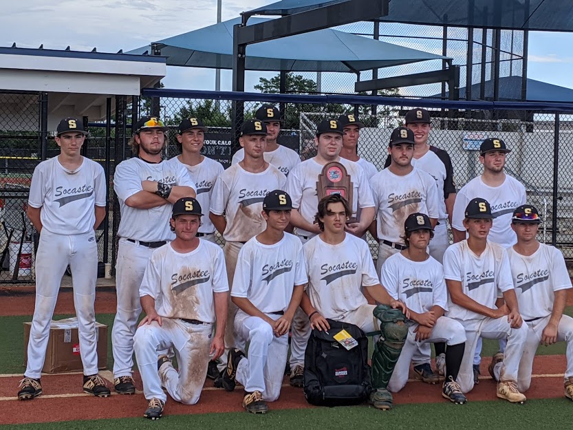 Socastee_Attack's tweet photo. @Socastee_Attack brings home the banner and hardware. Wins @triplecrownspts Summer Nationals.  Wins Championship game 4-2. Great pitching by Jacob Daniels 2022 RHP and Matthew Hester 2024 RHP.   @Jordan_Murphy10 2021 1B drove in all 4 runs with 2 doubles! https://t.co/IQFmpy82w9