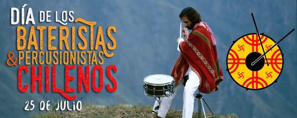Hoy 25 de julio celebramos en Chile, el Día del Baterista y Percusionista. 
Fecha que conmemora el nacimiento de quien es el percusionista más relevante de nuestra tradición, Gabriel Parra Pizarro, baterista histórico de Los Jaivas 🥁🙌🏽.

Saluda a tu percusionista favorito!