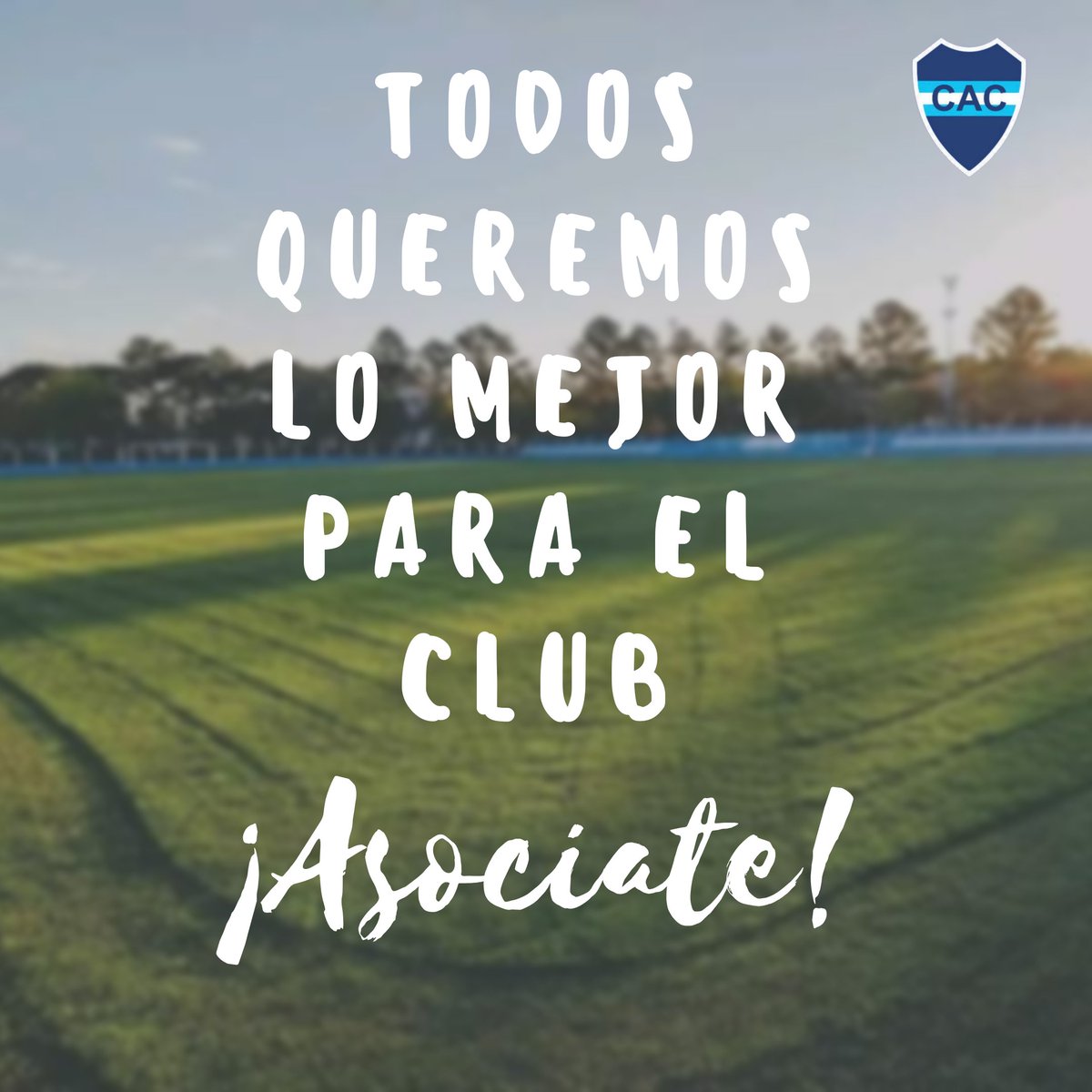 ClubACampito's tweet photo. Unas de las maneras de contribuir con tu club, es asociándote 💙
Si estás interesado/a acércate a: 
"Ferreteria Trabichet" (Ferrari 664)
o "El Drastor" (Urquiza y Esteva Berga) y completa tu formulario. 

Si ya sos socio también podes abonar tu cuota en estos locales. https://t.co/JSPbAkoD99