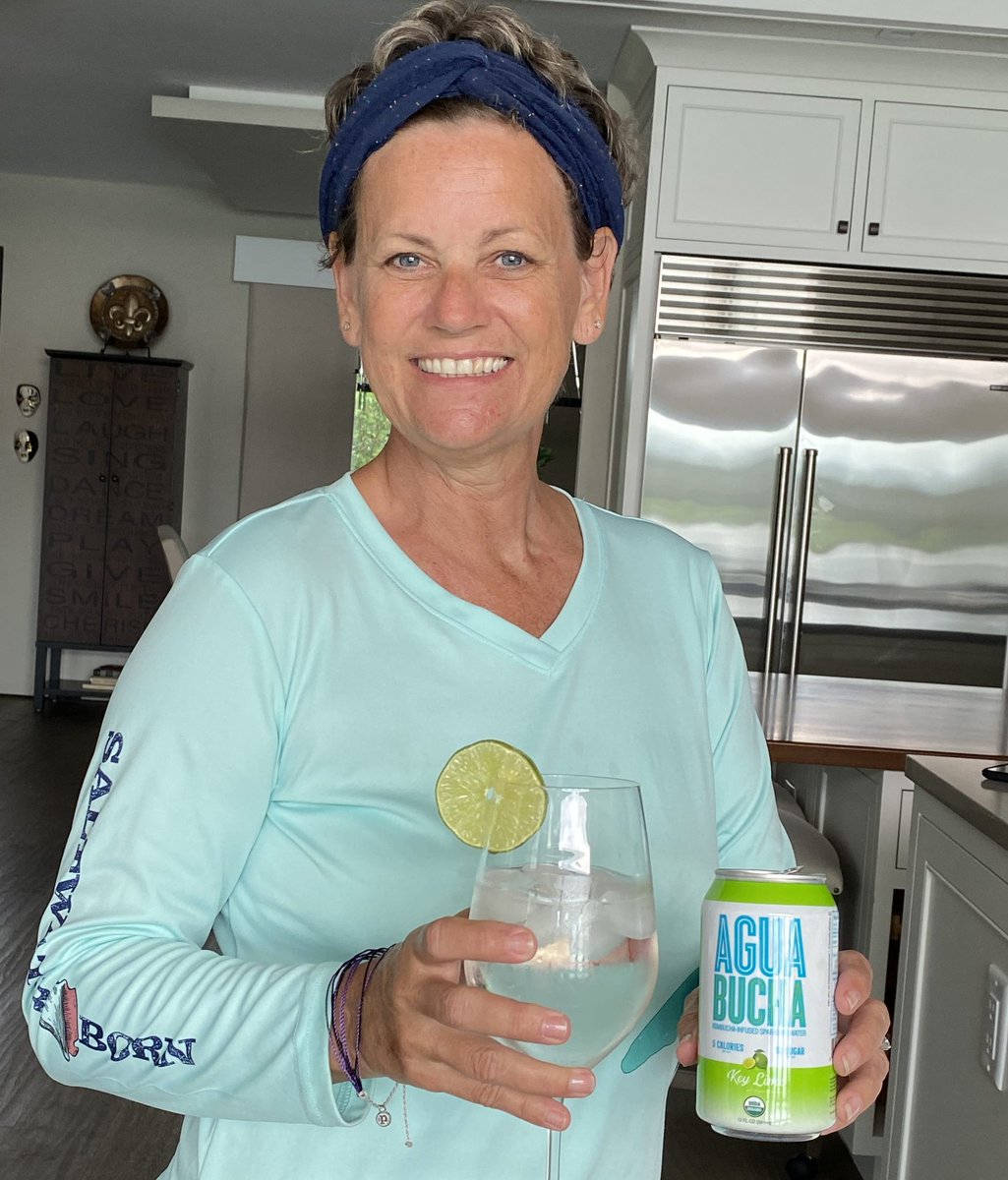 A year ago no hair. Today.  Celebrating my lovely locks with my favorites <a href="/born_saltwater/">Saltwater Born</a> and <a href="/motherkombucha/">mother kombucha</a>