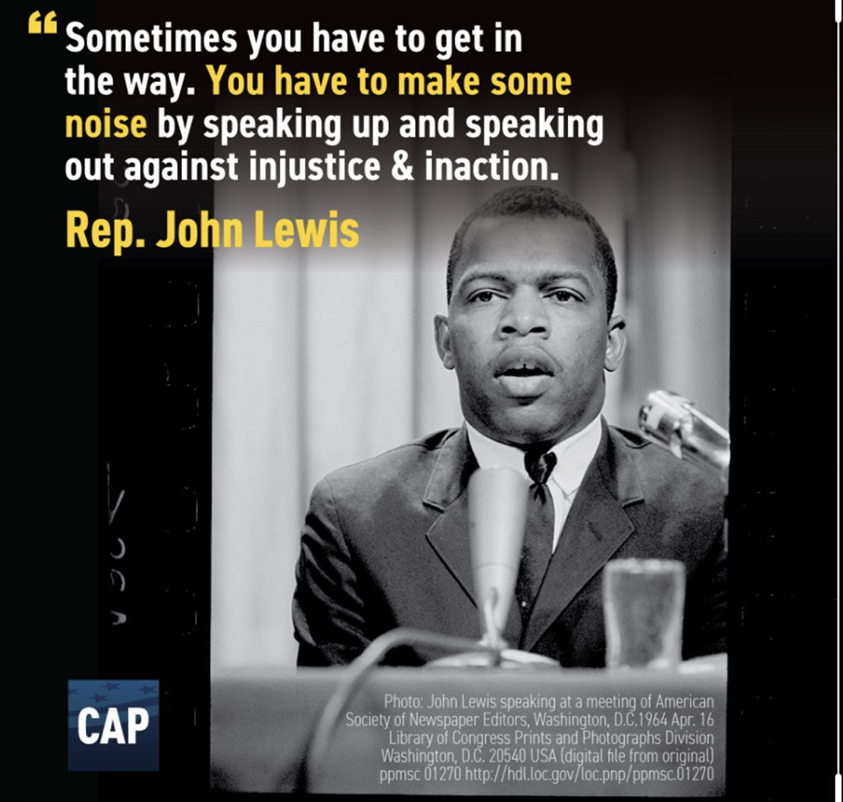 PNBCINC's tweet photo. The year was 1964. The Civil Rights Act passed in July of that Year. The Voting Rights Act in 1965. Congressman @repjohnlewis was instrumental in seeing both come to pass. As long as there is truth to speak to power, his life and legacy will forever be remembered and celebrated. https://t.co/CsM2PRSnBT