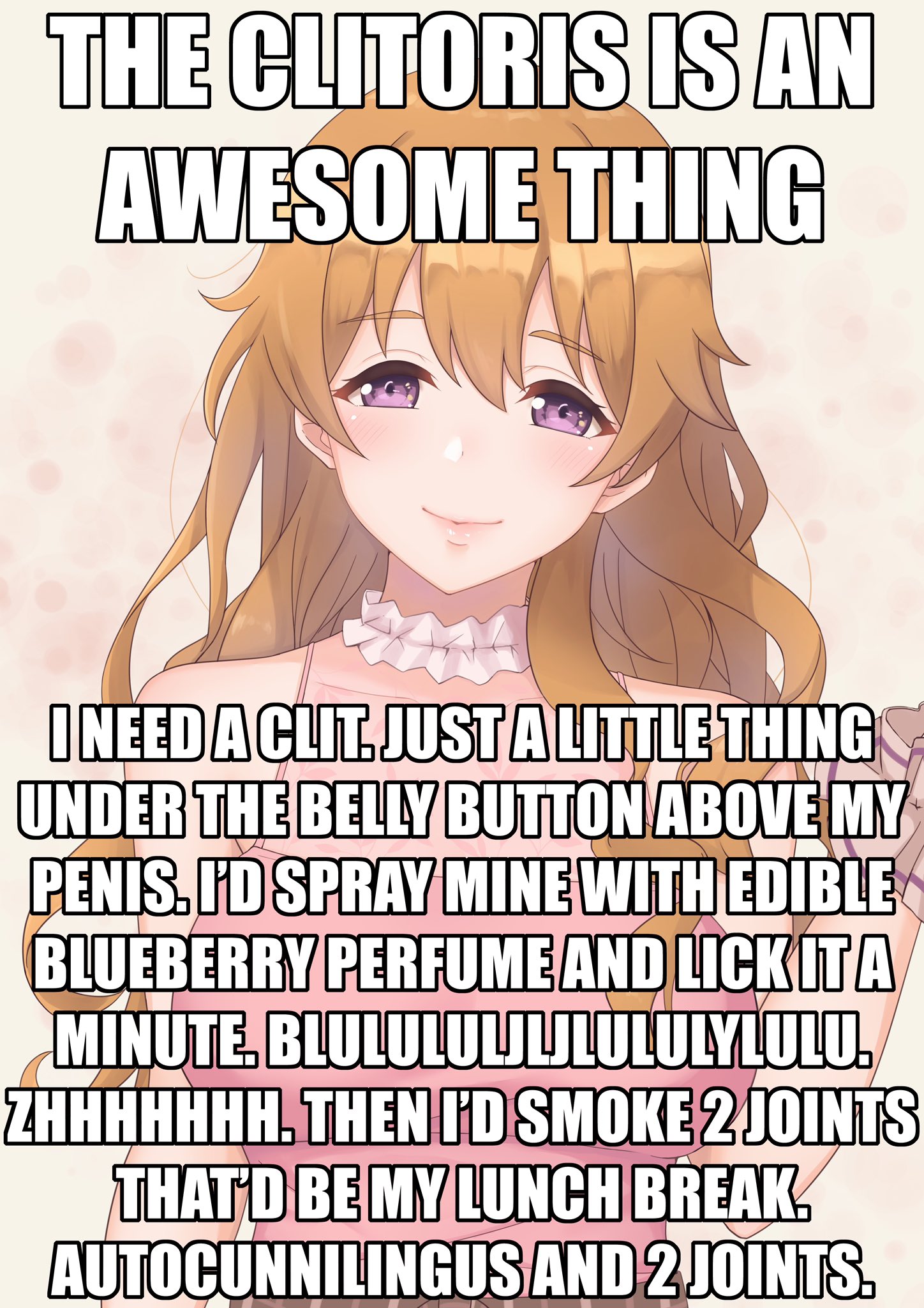 Words on Anime Girl Pictures