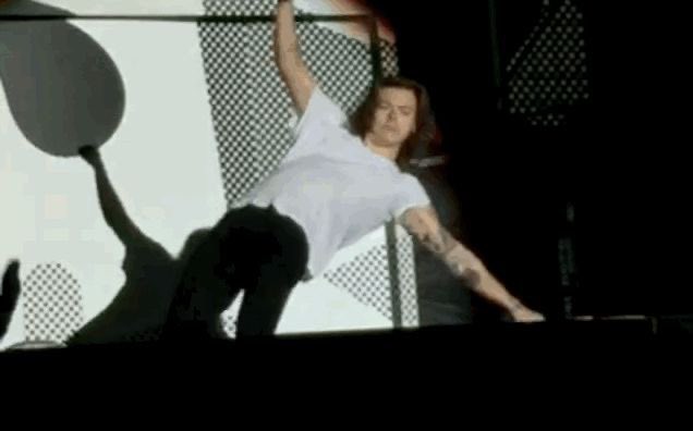 me ranking harry styles falling on stage.