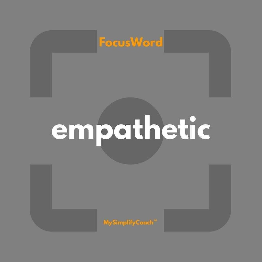 MySimplifyCoach's tweet image. Focus on whatever you do or think with this positive Word in mind and experience how this can change your day --- empathetic ---
#mysimplifycoach #mysimplifyword #empathetic instagr.am/p/CDFMpGLpnpA/