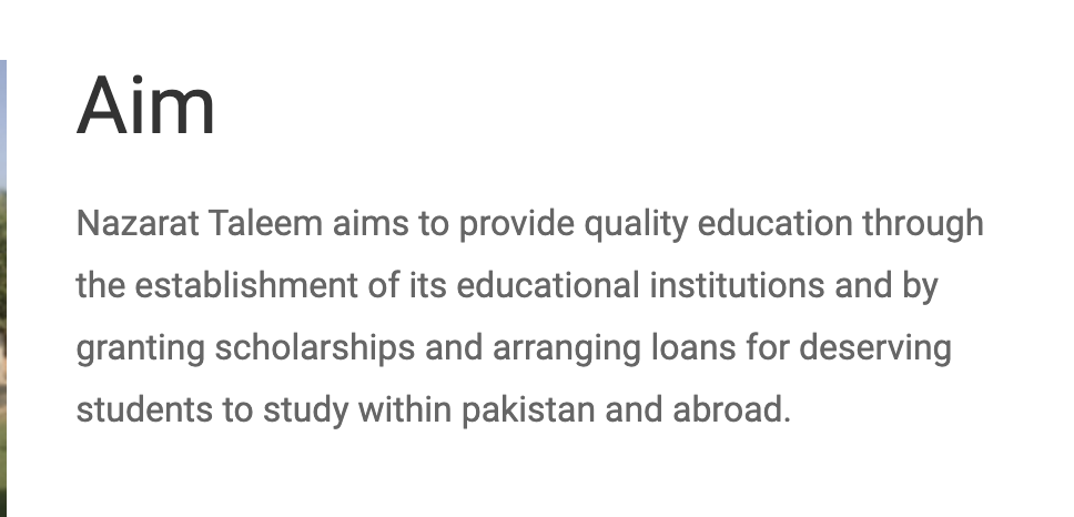 THREAD: 1/5 The clip only highlights that our Khalifa(aba) encourages the education of Ahmadi Muslim ladies. It’s important to note that this facility provides financial aid as well to their students to study abroad  https://twitter.com/alislamtribune/status/1286596178331803648?s=20