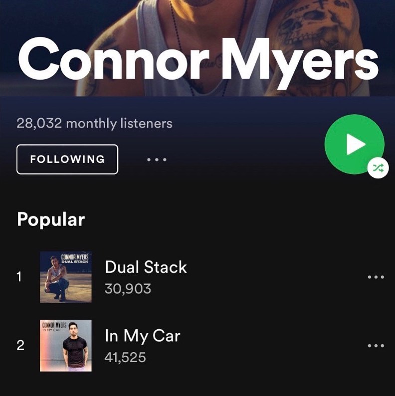 connormyers's tweet photo. I’m loving the support you guys have given me on Spotify! I’m extremely proud of the songs I’ve released so far and the feedback I’ve gotten has been incredible. Keep listening and sharing the singles! 🙏🏼 Can’t wait to play some shows near you! 🤙🏼 https://t.co/51trNel5nO