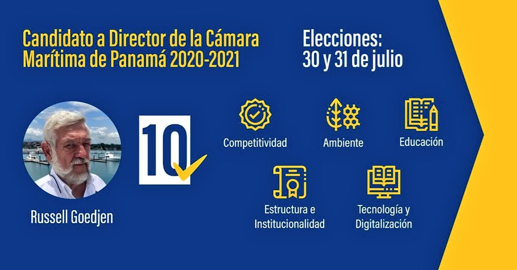 libelula_group's tweet photo. Para Director Russell Goedjen Vota #10 https://t.co/Oo08Kyr0Og