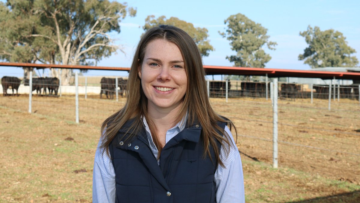 Gulbali_Inst's tweet photo. Bridging the gap between scientists, industry and livestock producers is one of the things that motivates Charles Sturt University PhD student Emma Lynch. Find out more about her research in this blog via @FFNAustralia 

#CharlesSturtResearch #NextGenAg 

https://t.co/AzR6KkxlN7 https://t.co/QPqpJ6HoHE