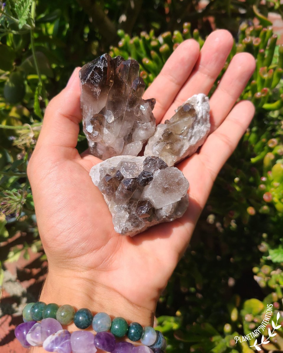 PlanetaryStore's tweet image. Smokey Quartz cluster now on the site!!