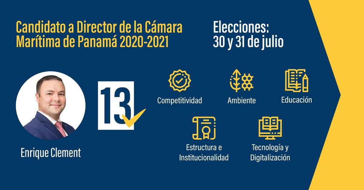 libelula_group's tweet photo. Para Director @EnriqueRClement @MITPanama Vota #13 https://t.co/1bqrpi6iId