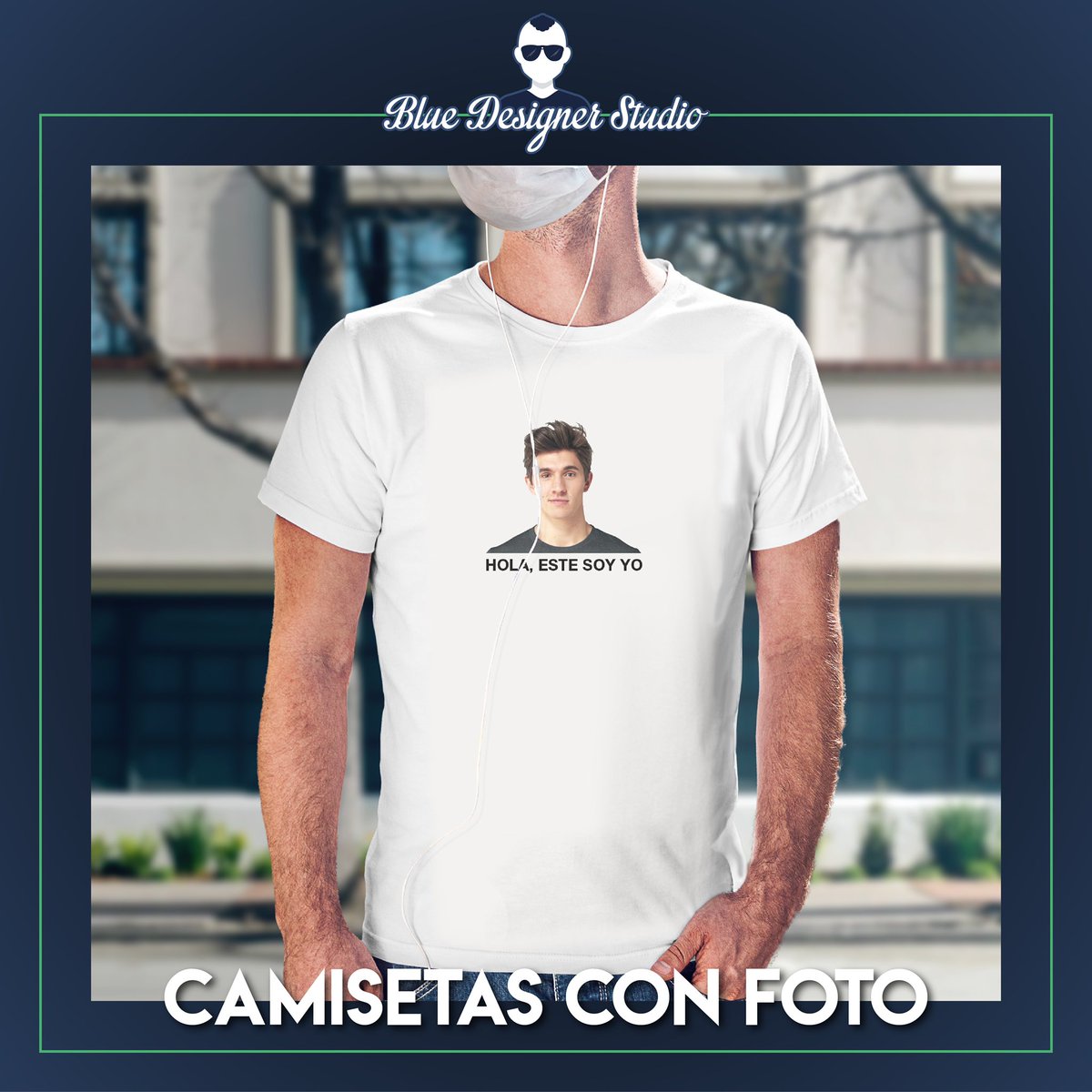 BlueDesigner's tweet photo. Camisetas para la #NuevaNormalidad 😅 Así todos podrán reconocerte con la #mascarilla. Pide la tuya ahora mismo! #BlueDesignerStudio
#DiseñoGráfico #RedesSociales #ArtículosPersonalizados #Cursos #Asesoría #Consultoría https://t.co/WsCgd9PvJV
