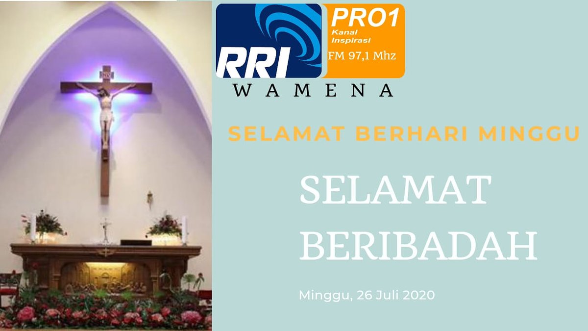 RRIPro1Wamena's tweet photo. Selamat berhari minggu...
Ingat selalu memperhatikan protokol kesehatan yah..
.
.
.
.
.#rriradio
#rritanggapbencana
#rriwamena
#prosatuwamena
#kotadingin https://t.co/s95EPpEOpI