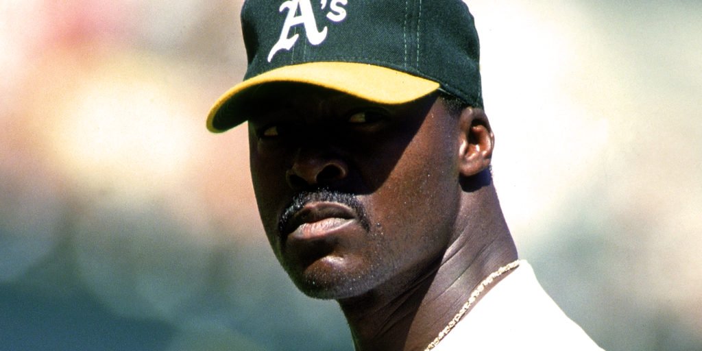 Every cut out fan at A's games should just be various versions of the Dave Stewart Death Stare. A's would never lose a home game.