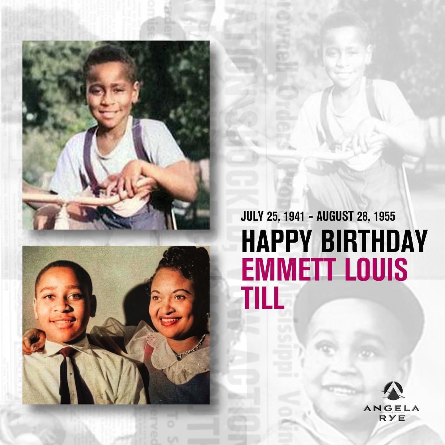 Happy Birthday Emmett Till! We continue to fight for racial justice in your honor! 