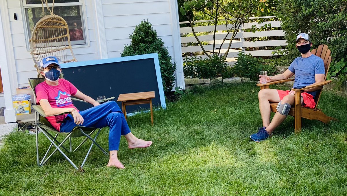 NBD: Just two old college friends, one fighting brain cancer and the other fighting ALS, enjoying another day of being alive.