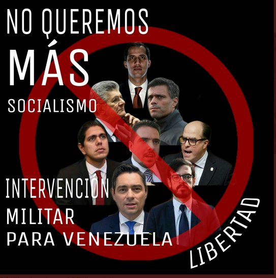 Por una Venezuela libre. Sin socialismo. @realDonaldTrump #MAGA #TaskForce4Venezuela #NoMasDialogosTraidores