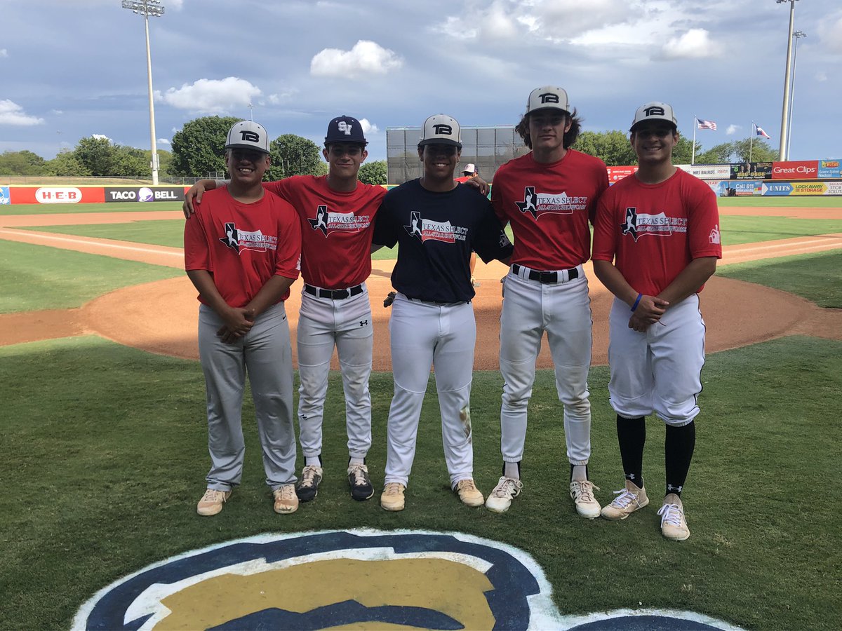 SV 2021 Seniors Cam Hodges, David Robles, John Garza Christian Keller  and Ryan Ruff at the Texas Select All Star game. 2nd picture Marco Moncada and Daniel Navarro for @TESTBaseball <a href="/drobles_9/">David Robles</a> <a href="/ryanruff7/">Ryan Ruff</a> <a href="/SV_Baseball/">Smithson Valley Baseball</a> <a href="/SVBSBCoach/">Chad Koehl</a> <a href="/CameronHodges13/">Cameron Hodges</a> <a href="/christian_lk3/">Christian Keller</a> @johnmatt2003