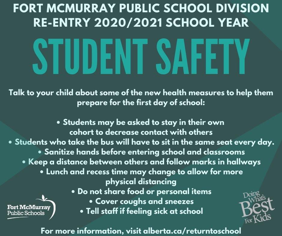 FMPSD's tweet photo. Student safety is a priority @FMPSD. Please see below for health measures being implemented to prepare for re-entry for the 2020-21 school year. #ymm @JTurner_RPsych https://t.co/oygYXfoql5