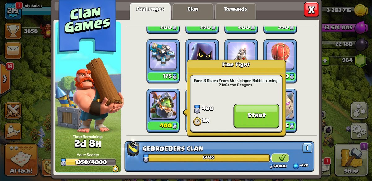 shubalou's tweet image. Since when do we have inferno dragons in coc and where the fuck can I find that piece of shit?🤷‍♂️🙈 #SoManyQuestions