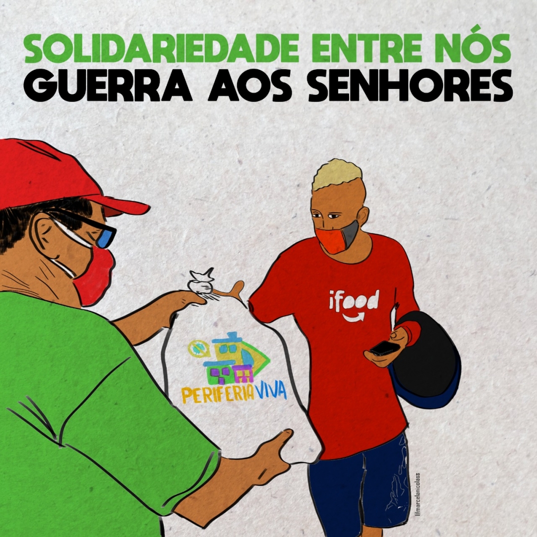 levantepopular's tweet photo. 2ª BREQUE DOS APPS
Solidariedade do Povo com o Povo 

Ilustração @marcelanicolass

#brequedosapps #2brequedosapps #grevedosapps https://t.co/2NkfIe69dG