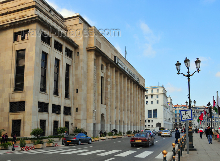 The people voted to see what Africa has to offer, so I'll be looking at what's interesting in alphabetical order. Algeria's Parliament meets in a nondescript building currently, but are upgrading to some nice new digs soon. The post office in Algiers is the real stunner, though