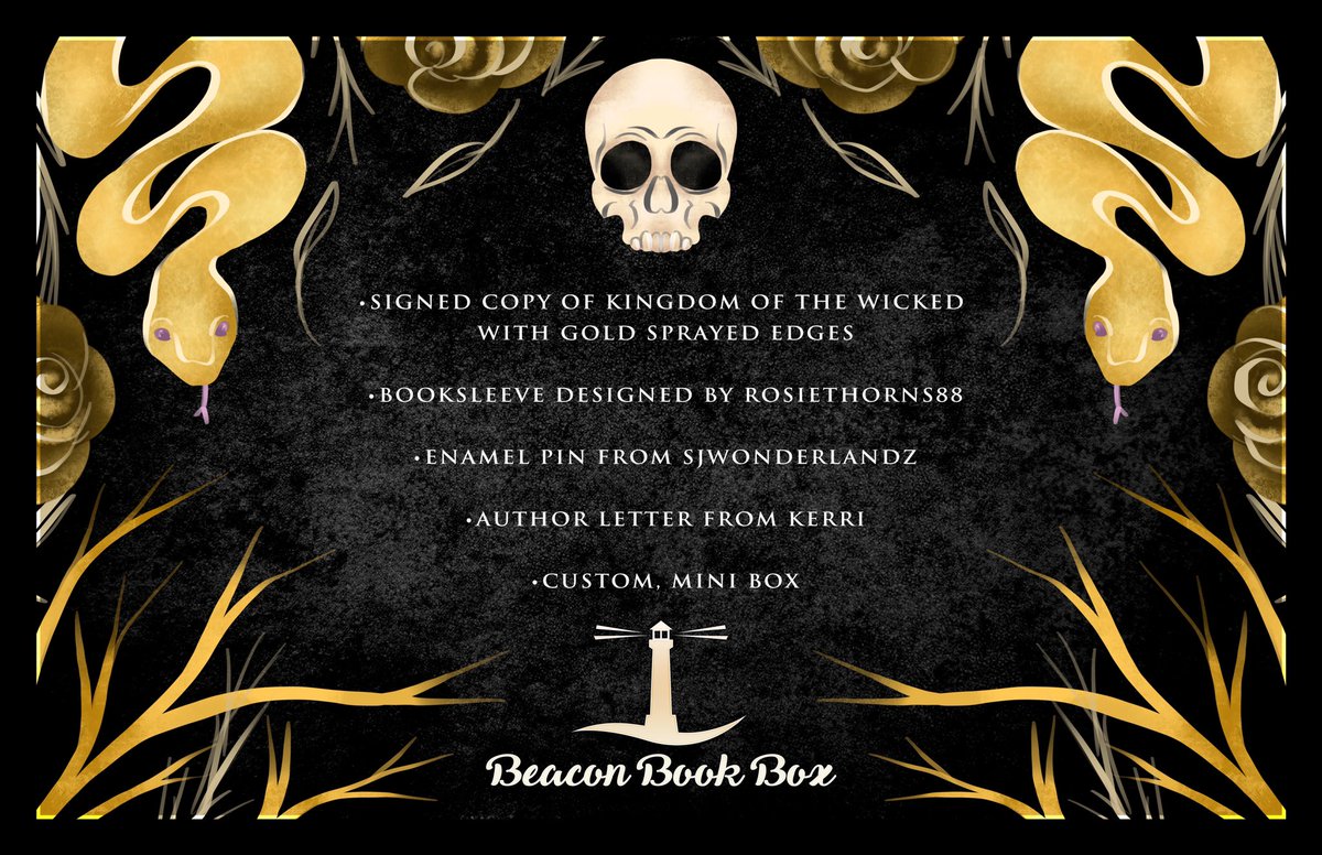 Boxes go on sale Monday 5 PM EST! GOLD SPRAYED EDGES and SIGNED by Kerri Maniscalco 😍😍 Plus a booksleeve from <a href="/rosiethorns88/">Rosie ( rosiethorns88 )</a> and an enamel pin from SJWonderlandz! Full announcement on our Instagram page. #stalkingjacktheripper #kingdomofthewicked #kerrimaniscalco