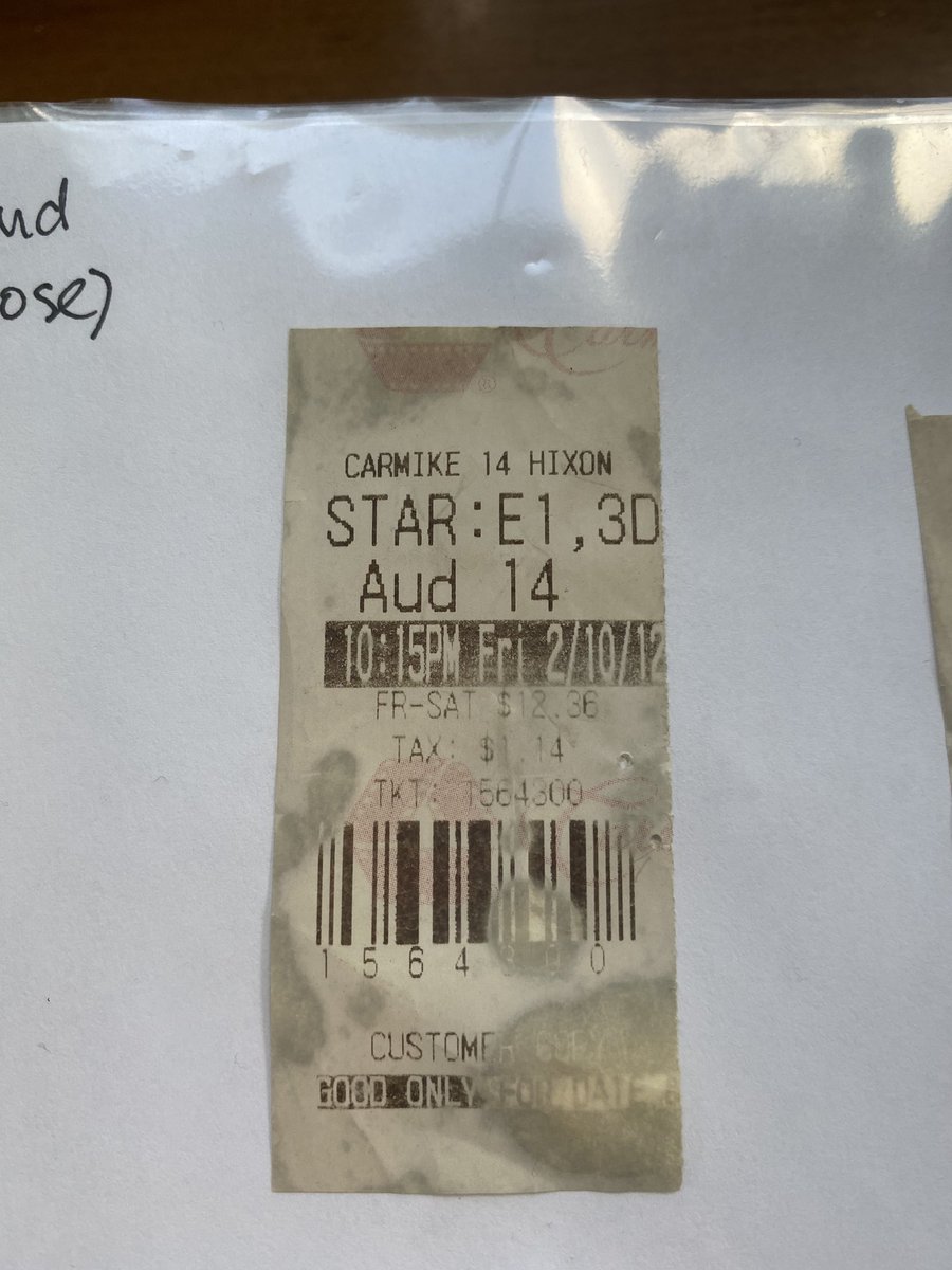 Before THE FORCE AWAKENS was a twinkle in our eyes, I drug my Dad to a 10:15PM showing of THE PHANTOM MENACE because I saw a commercial saying it was playing “Friday night only.” Star Wars are his favorite. I thought this might be my only chance to see one in theaters with him.