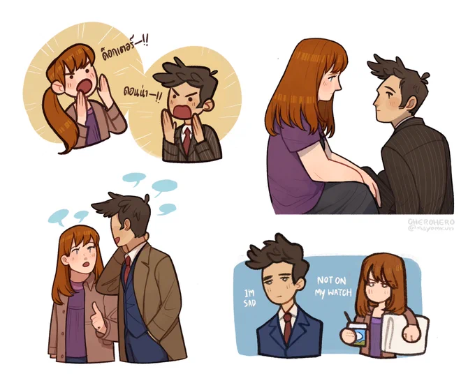 Ten &amp; Donna doodles 