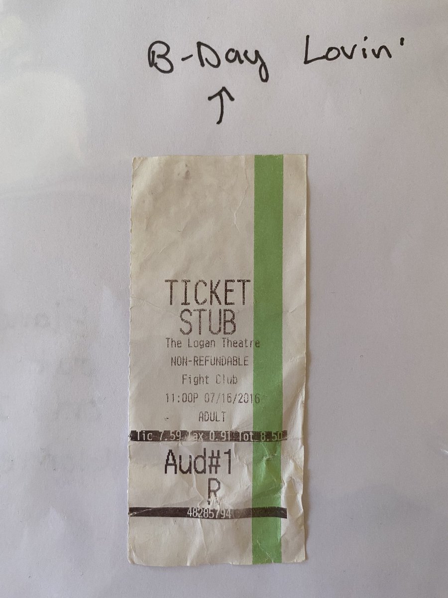 FIGHT CLUB hits extra hard when it’s your birthday.