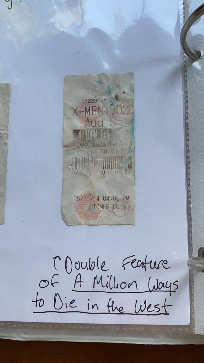 I sadly did not pay for my ticket to A MILLION WAYS TO DIE IN THE WEST but I did pay for the chicken sandwiches I snuck in and ate in the back row.