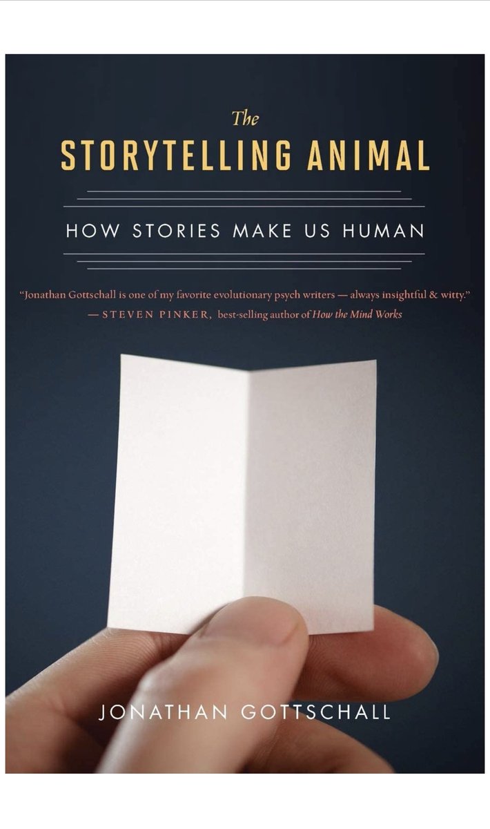 The storytelling animal by Jonathan Gottschall.