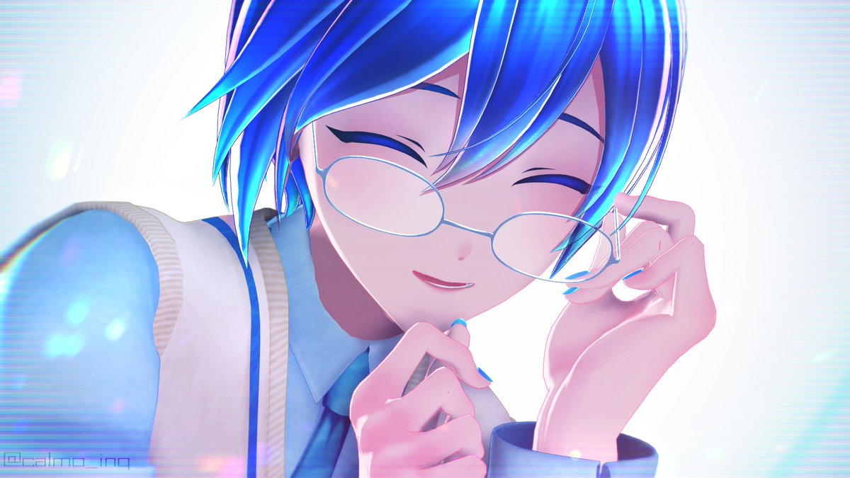 「にこにこKAITO 」|カルものイラスト