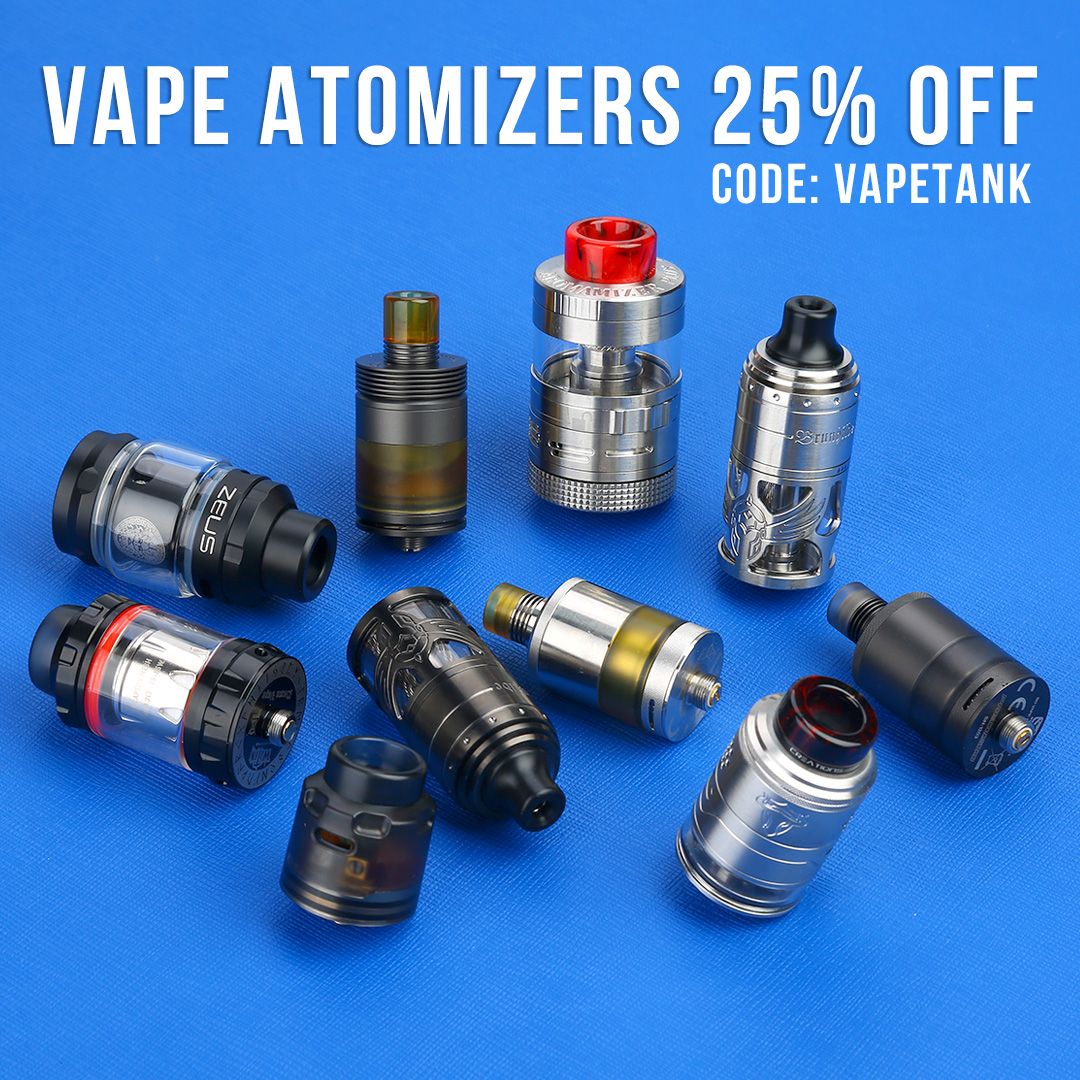 25% OFF Vape Tank Sales Promo Code: vapetank 
- For tanks and atomizers only.
- Unavailable with clearance and other sales.
Use it 👉👉 heavengifts.com
.
#heavengifts #vapetank #RDTA #RTA #RDA #Subohmtank #vape #vapenation #vapediscount #vapeshop #vapedaily