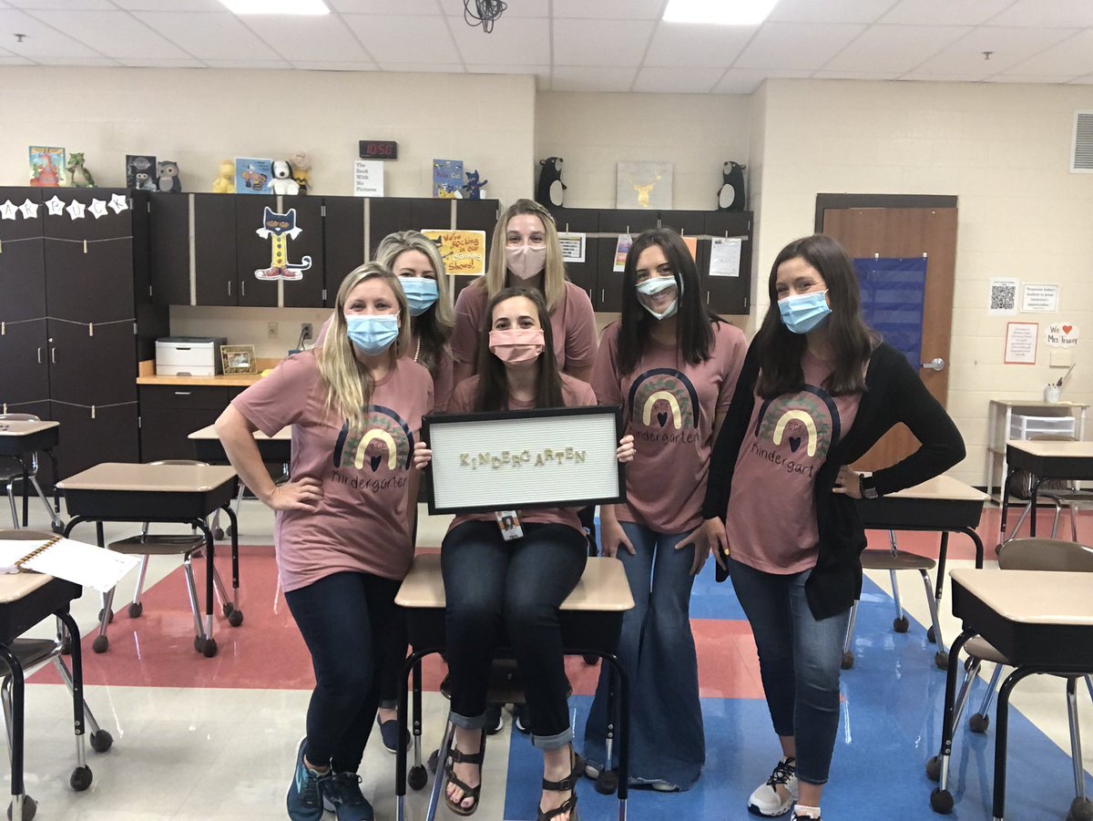 Can’t wait to tackle this year with the best team!!! Brown’s Chapel Kindergarten teachers are ready for some sweet students, in person or virtual!!! 🧡🤎