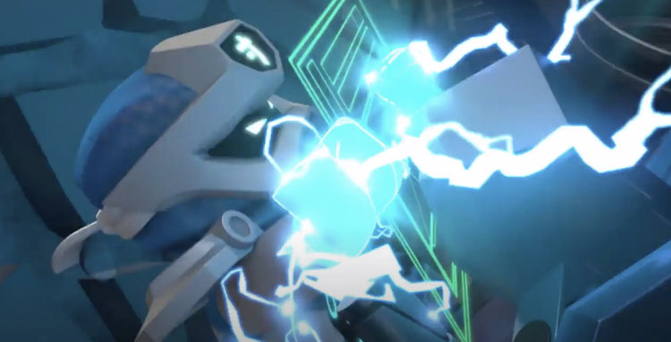 Jay using his powers