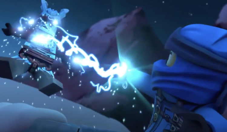 Jay using his powers