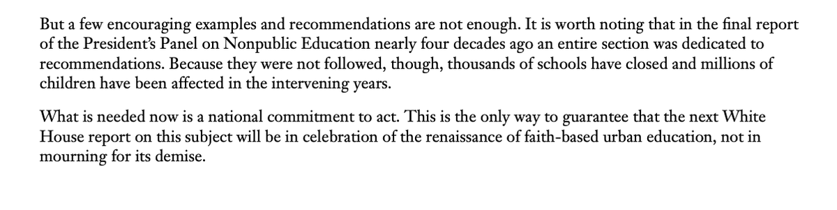 We ended our report by saying that America needed to act. We were worried that since the Nixon administration's concerns weren't heeded then maybe our concerns wouldn't be heeded...and that some future White House would face the same or worse problems.11/