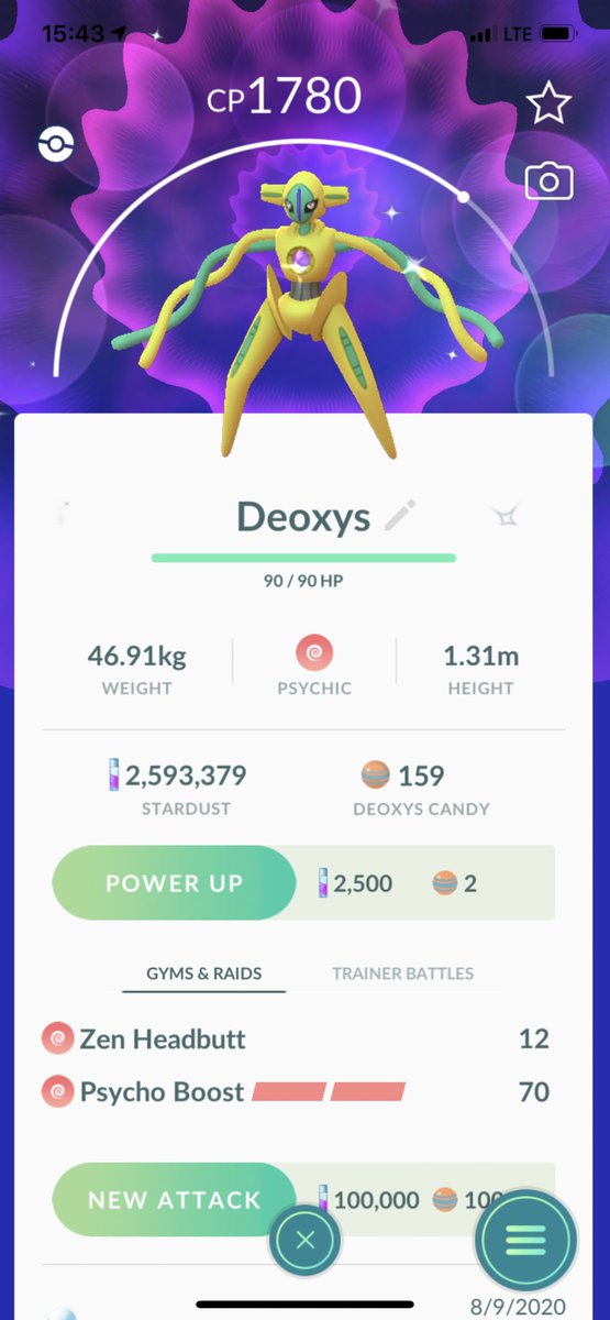 75Tl40x3's tweet photo. First #Deoxys Raid today and tata ✨✨✨ #PokemonGO #PokemonGoRaidInvites #ShinyDeoxys DANKE ⁦@DesasterMom⁩ https://t.co/l52G4CTTOA
