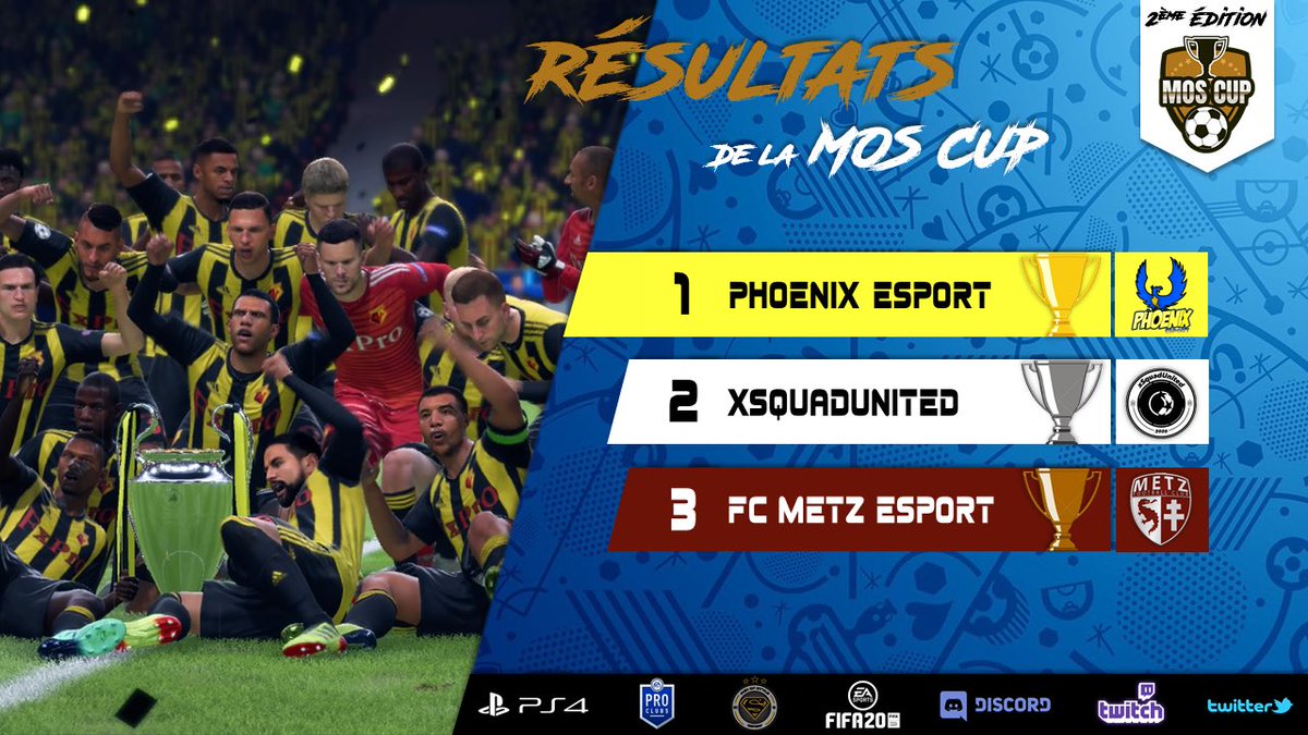 Voici le podium de cette 2 ème édition 🥇🥈🥉

Les classements et récompenses individuelles vont être présenter tout au long de la journée... 😜
@fr_phoenix <a href="/xSquadUnited/">xSquadUnited</a> @EsportMetzByLig