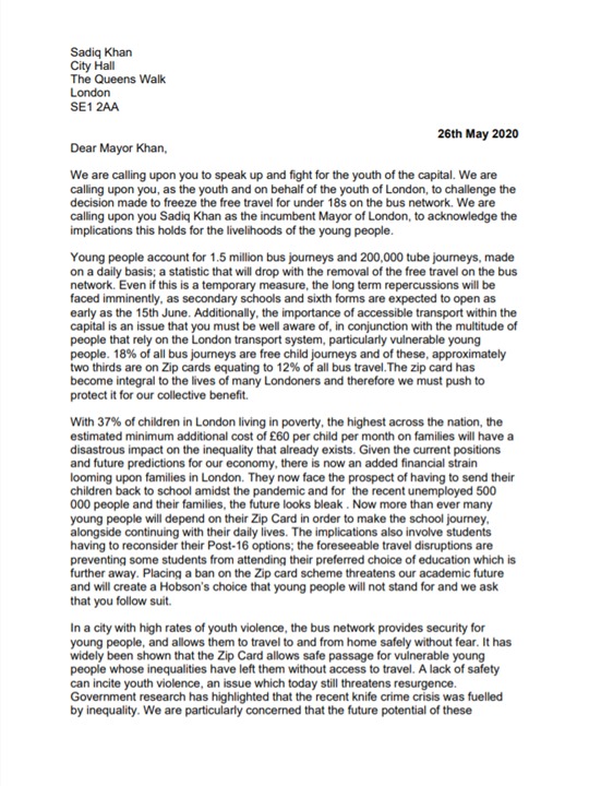 SergiouTheo's tweet photo. @SadiqKhan 100% agree - but why have you not been listening to young people asking for your help?

Reach out and support the campaign - give young people your platform to save their futures and travel

#DontZaptheZip https://t.co/0rbFiLOVcc https://t.co/7PvFMrWJKu