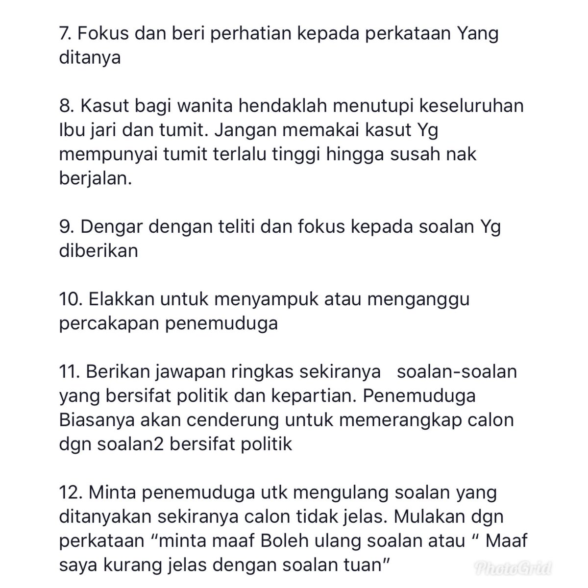 aaizatnizam's tweet photo. 22 Petua untuk hadir Temuduga

Sangat Bermanfaat 😍 https://t.co/lQdogYNAyu